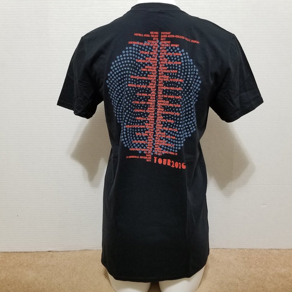 The Cure shirt Medium 2016 Tour swirl dots concert goth band merch Europe - Picture 3 of 8